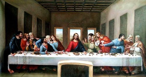 ? Buenos días ? Y mientras comían, tomó Jesús el pan…
